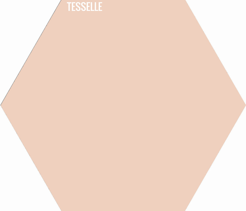 Products Coral 8903 - 9"x8" Hexagonal Cement Tilect