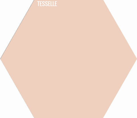 Products Coral 8903 - 9"x8" Hexagonal Cement Tilect 