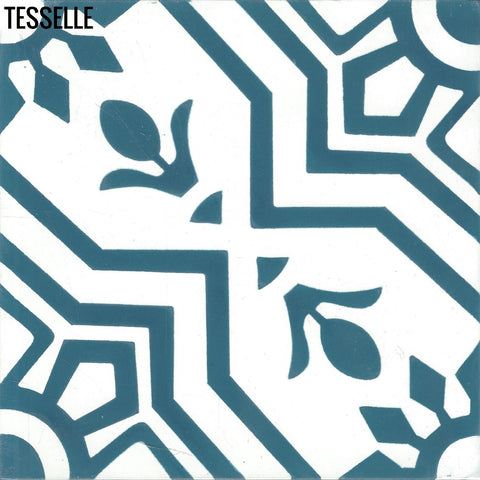 Alegre Cielo 8" Square Cement Tile