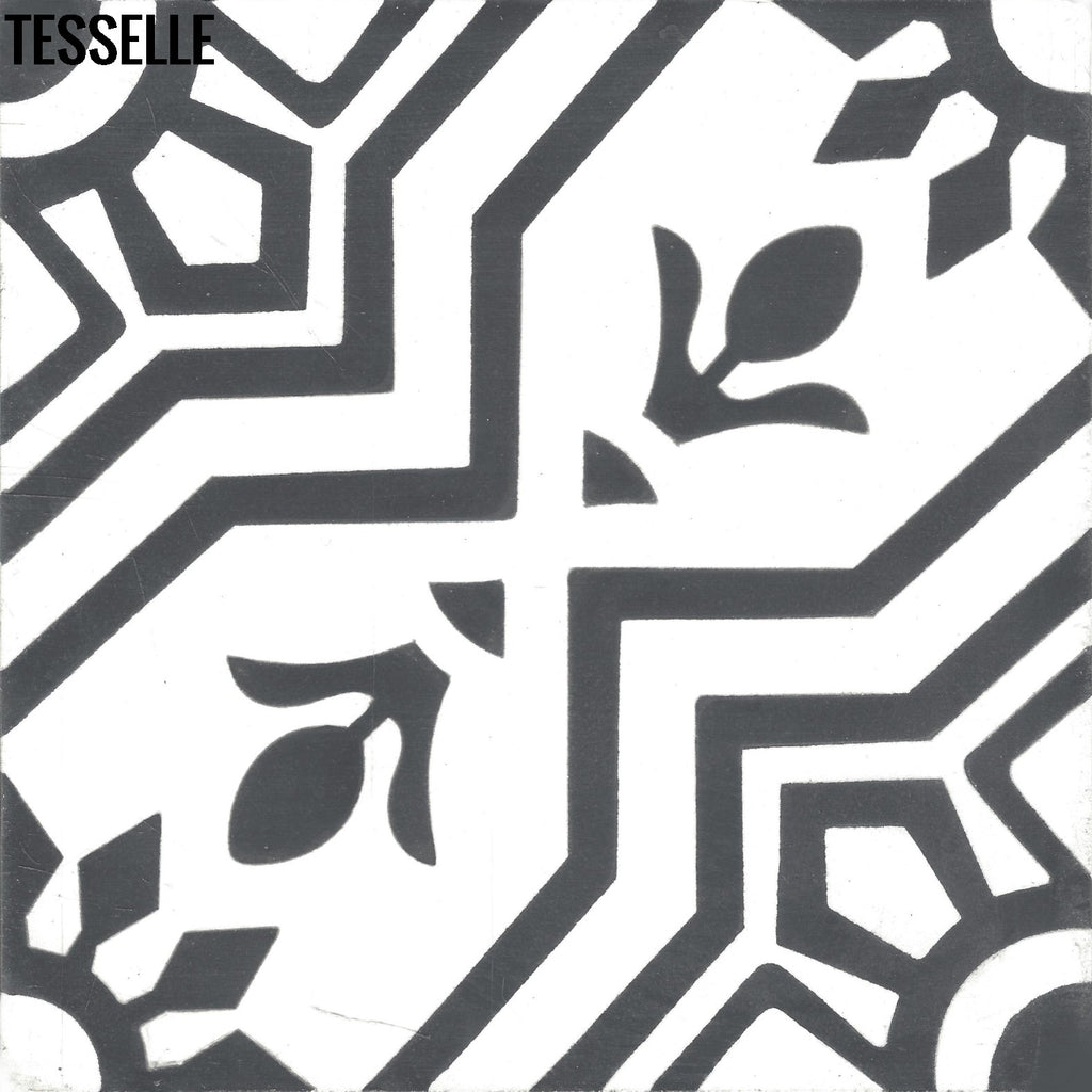 Alegre Pedra 8" Square Cement Tile