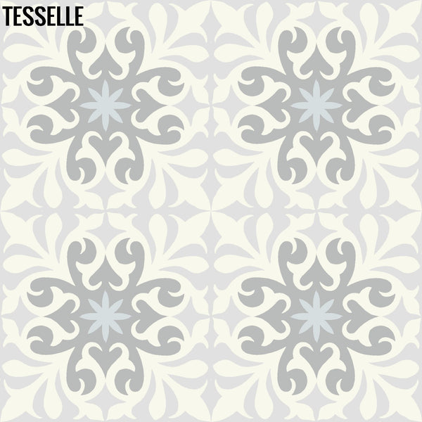 Almeria Cabana 8" Square Cement Tile 1