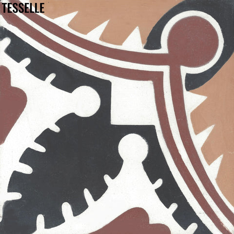 Anselmo Caramel 8" Square Cement Tile