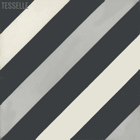 Bande Shade 8" Square Cement Tile