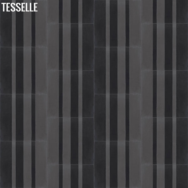 Barcode Pepper 8" Square Hexagonal Cement Tile Layout 2