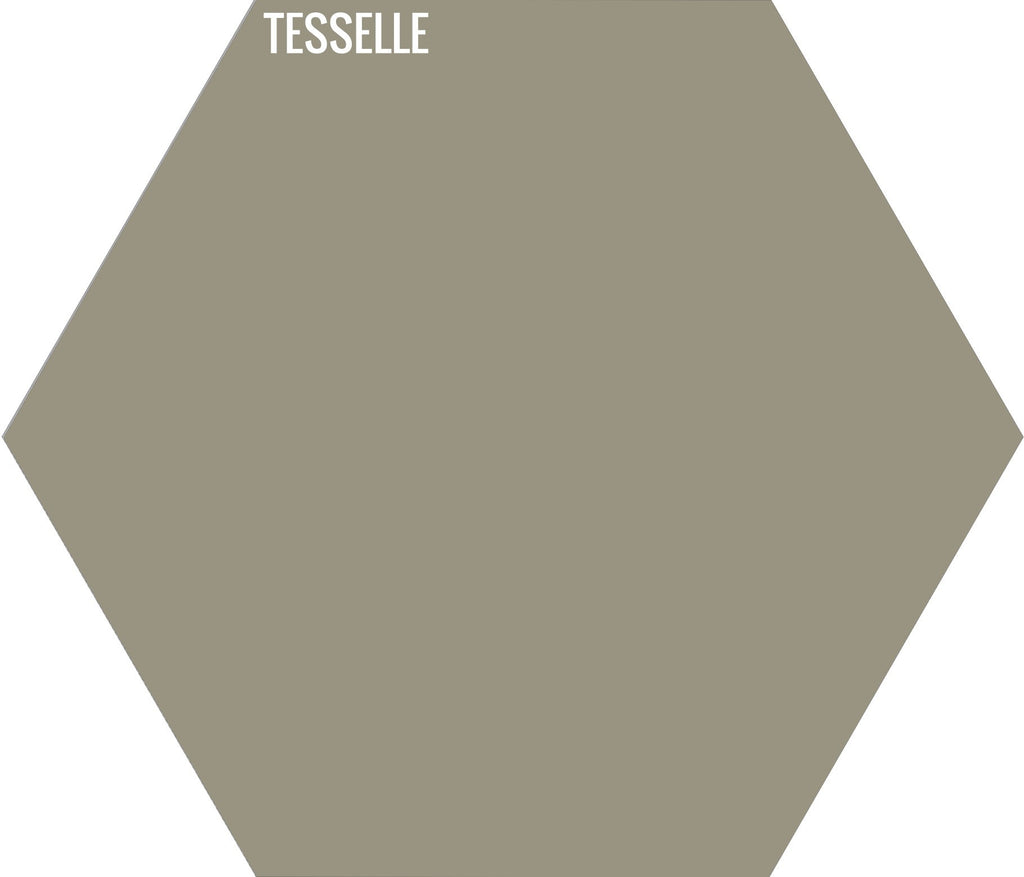 Barley 3018 - 9"x8" Hexagonal Cement Tile