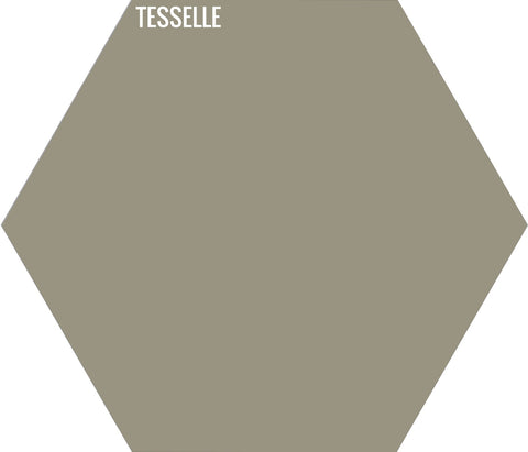 Barley 3018 - 9"x8" Hexagonal Cement Tile