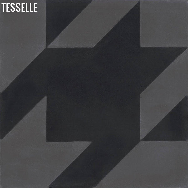 Baskerville Flannel 8" Square Cement Tile