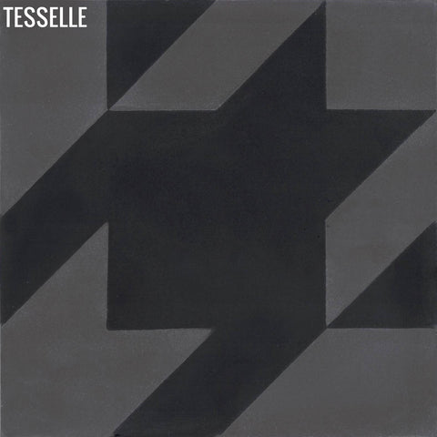 Baskerville Flannel 8" Square Cement Tile