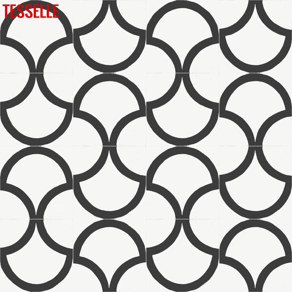 Berlin Kreis 8" Square Cement Tile 8