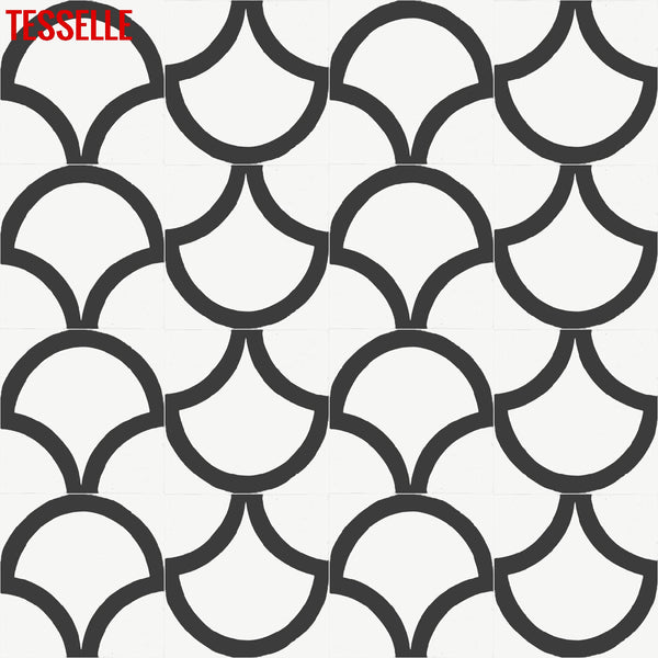 Berlin Kreis 8" Square Cement Tile 7