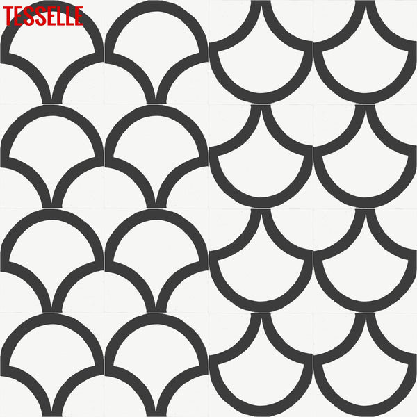 Berlin Kreis 8" Square Cement Tile 6