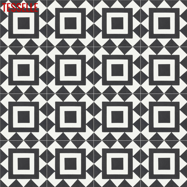 Bolton Seaton 8" Square Cement Tile 1