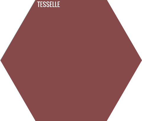 Brick 5003 - 9"x8" Hexagonal Cement Tile
