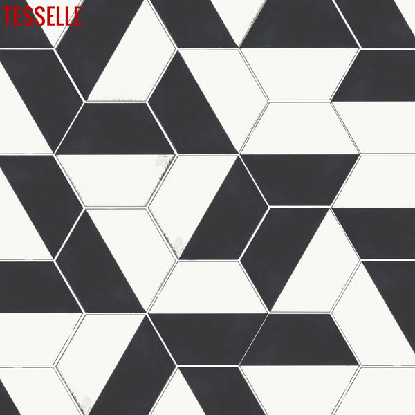 Casselli Ponte 8" Square Cement Tile 5