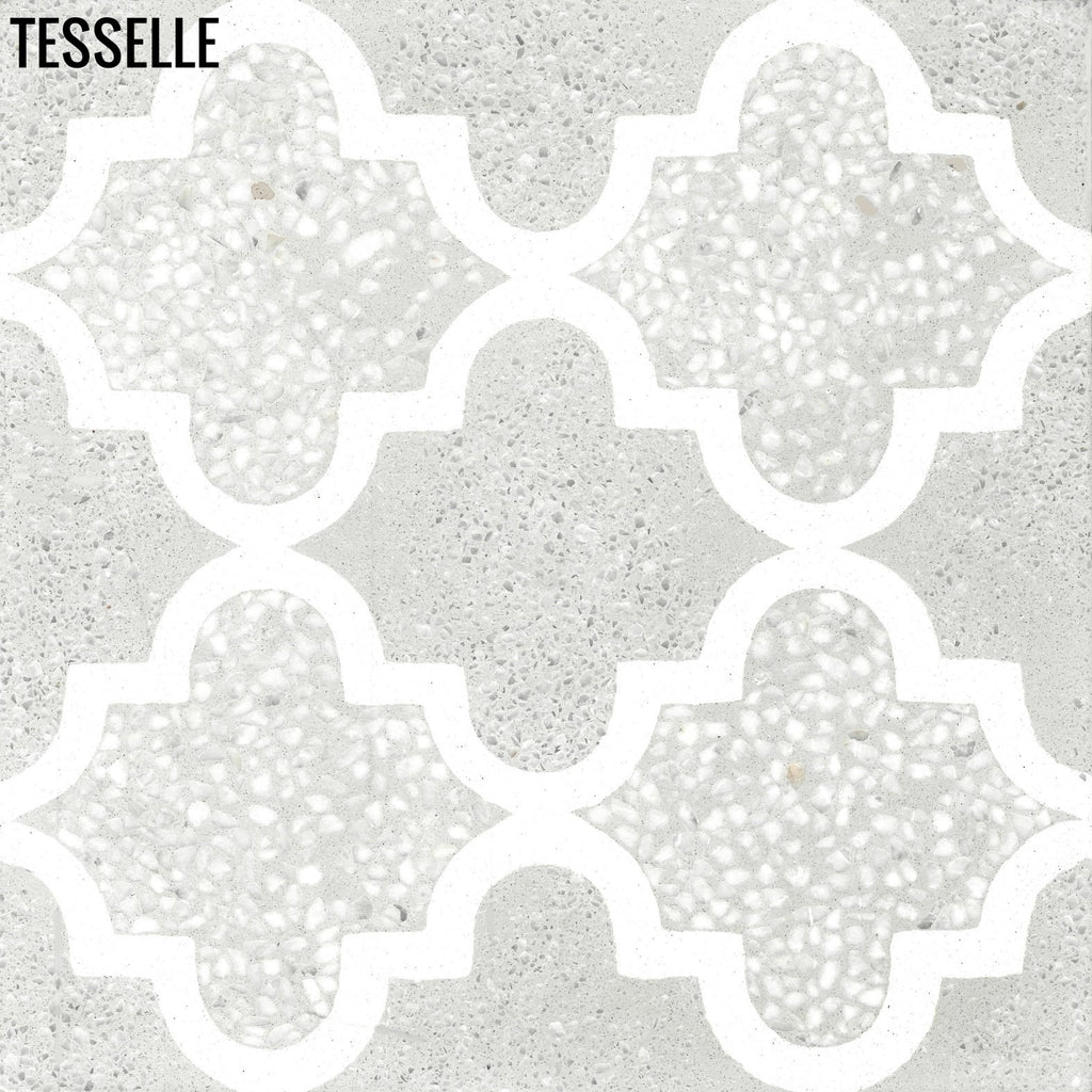 Castellon Granito 8" Square Terrazzo Cement Tile