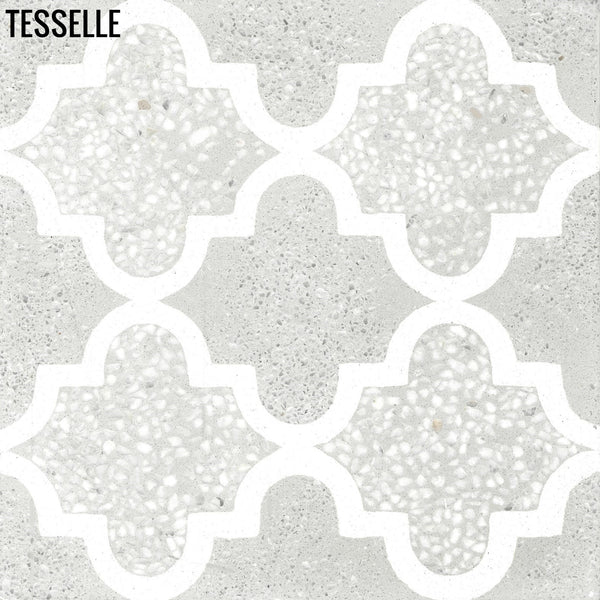 Castellon Granito 8" Square Terrazzo Cement Tile