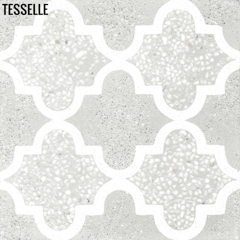 Castellon Granito 8" Square Terrazzo Cement Tile