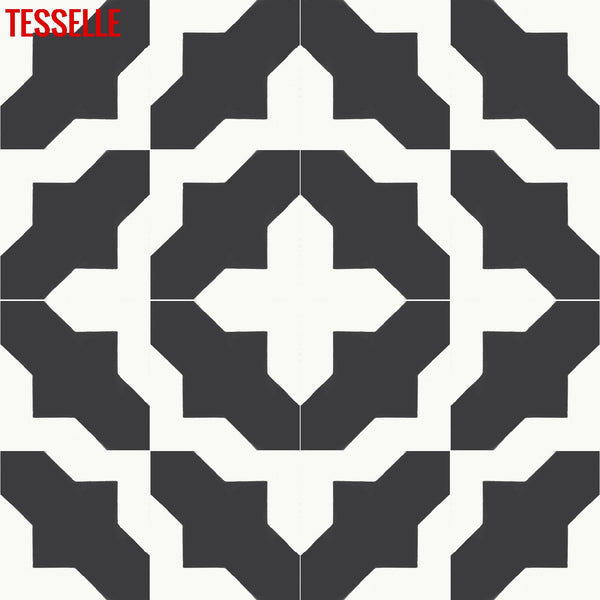 Catania Mercado 8" Square Cement Tile 1