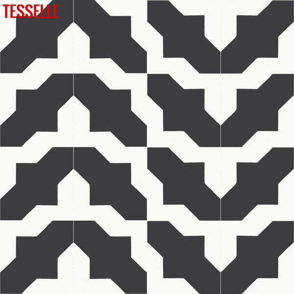 Catania Mercado 8" Square Cement Tile 2