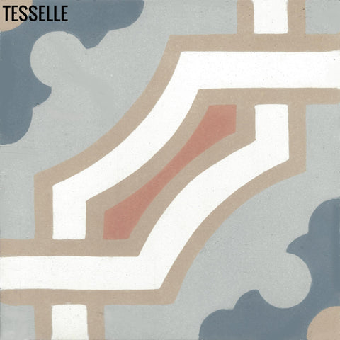 Chateau Cheverny 8" Square Cement Tile