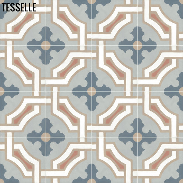 Chateau Cheverny 8" Square Cement Tile 1