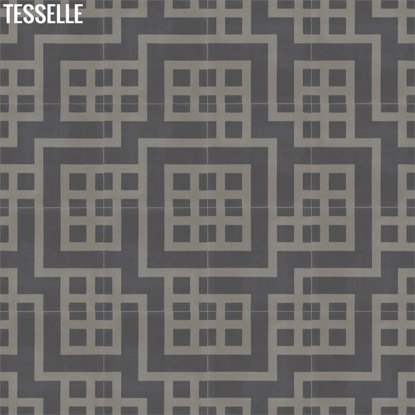 Circuit Cement Tile - Spark Layout 3