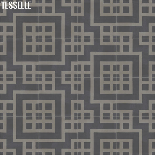Circuit Cement Tile - Spark Layout 3