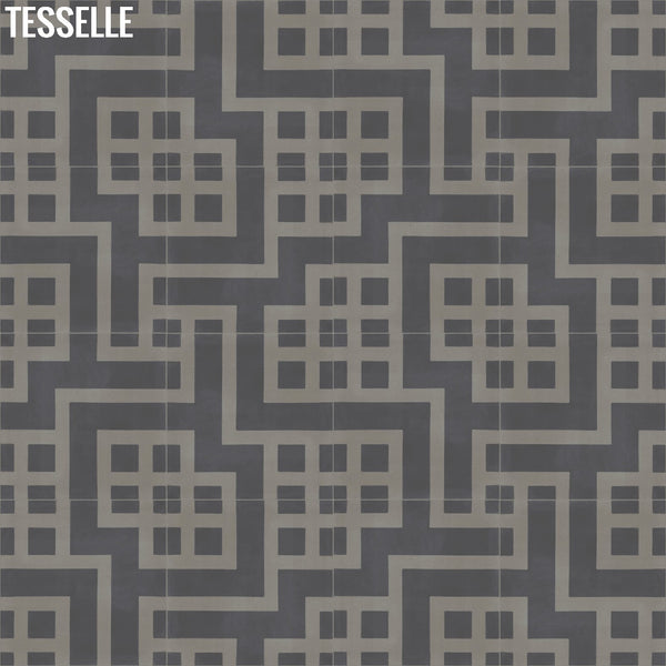 Circuit Cement Tile - Spark Layout 4