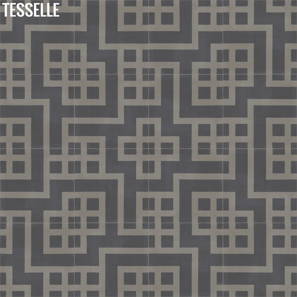 Circuit Cement Tile - Spark Layout 5