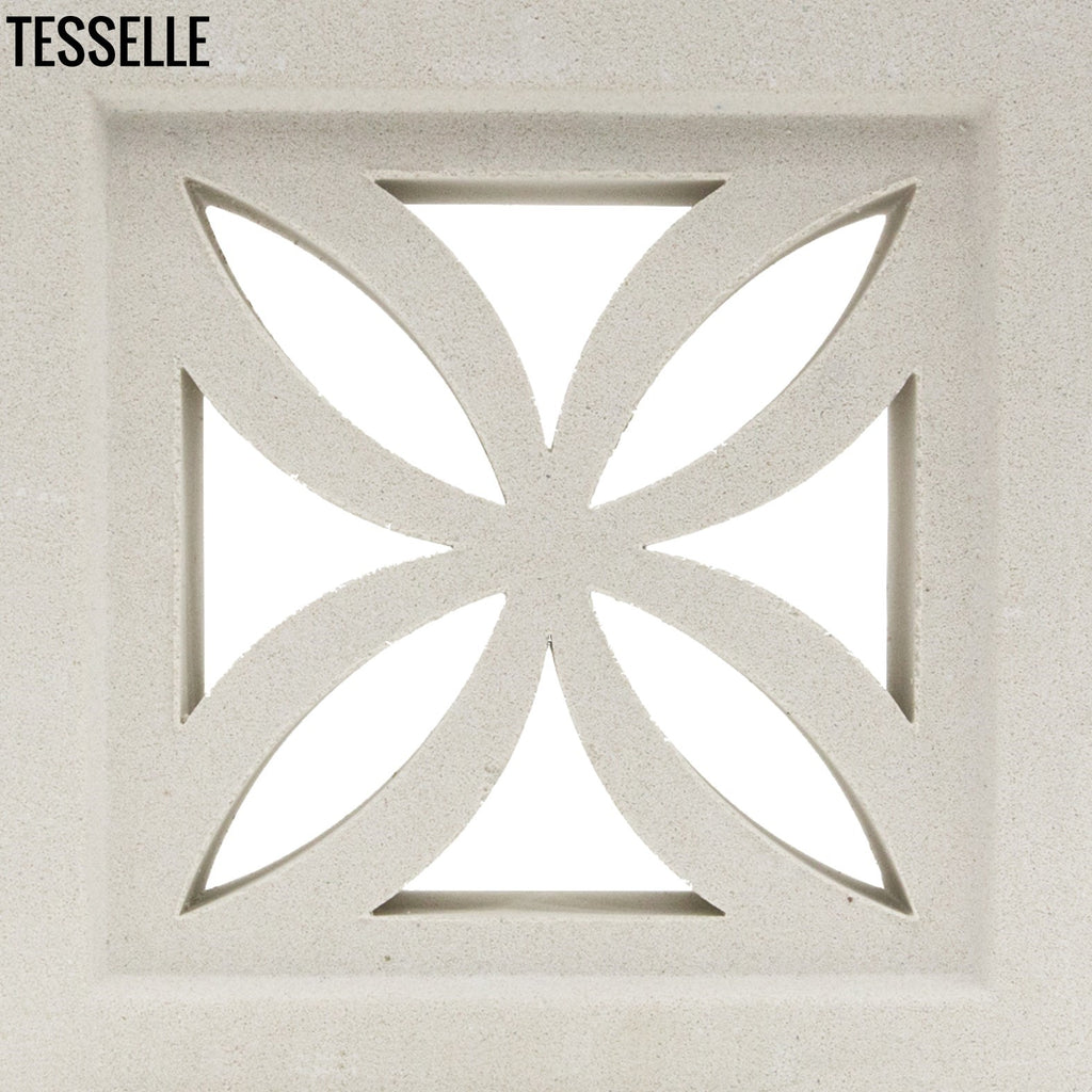 Clover White 7.5" Cement Breeze Block