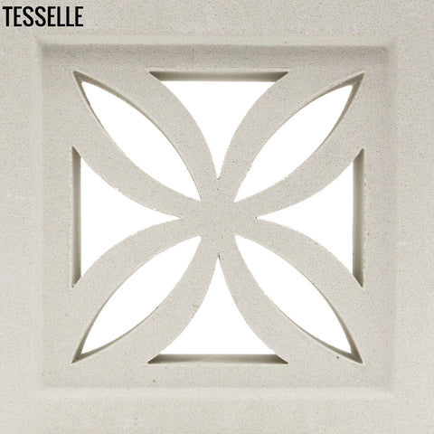 Clover White 7.5" Cement Breeze Block