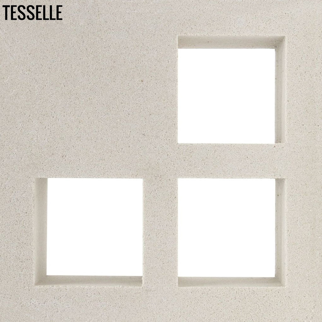 Concourse Lily White 7.5" Cement Breeze Block