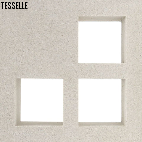 Concourse Lily White 7.5" Cement Breeze Block