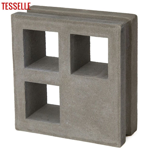 Concourse Natural Cement 7.5" Breeze Block | Grey 2