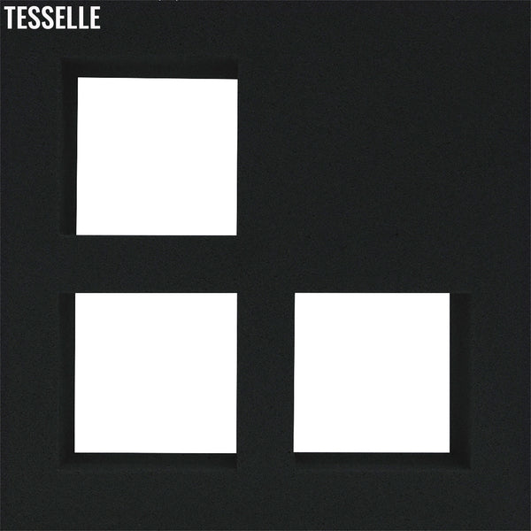 Concourse Coal Black 7.5" Cement Breeze Block