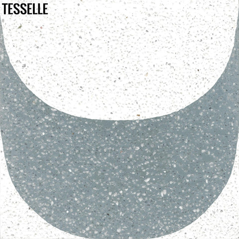 Copacabana Atlantica 8" Square Terrazzo Cement Tile1