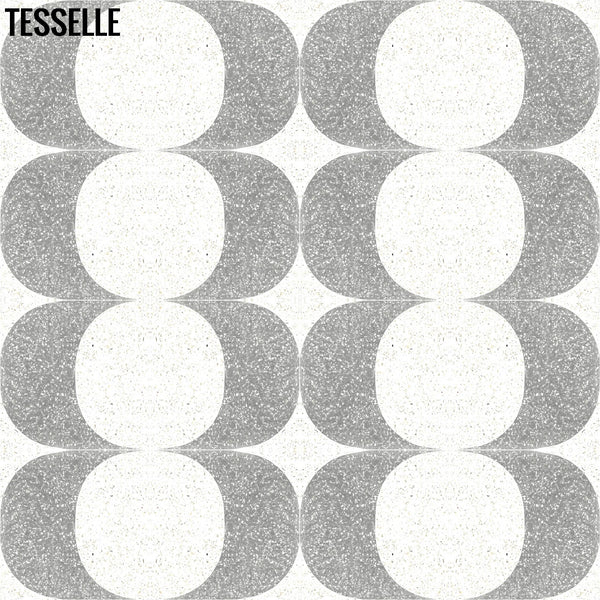 Copacabana Silveira 8" Square Terrazzo Cement Tile3