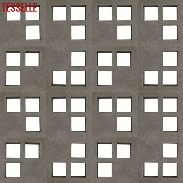 Concourse Natural Cement 7.5" Breeze Block | Grey 1