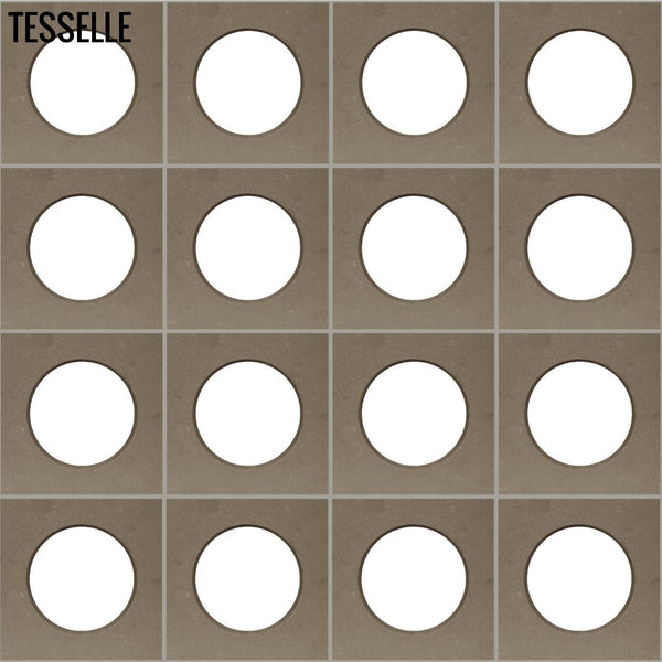 Products Coterie Grey 11.4" Cement Breeze Block 4x4 Repeat