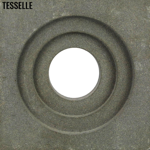 Crater Natural Cement 7.5" Breeze Block | Grey
