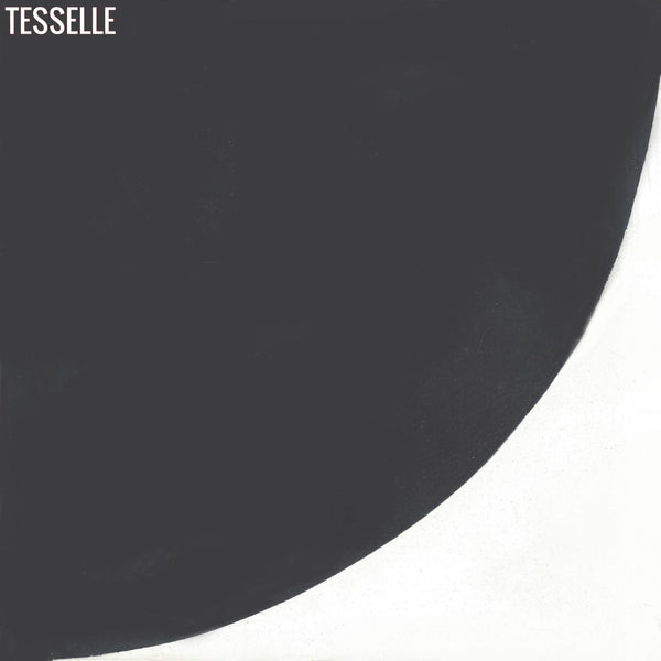 Crescent Shadow 8" Square Cement Tile