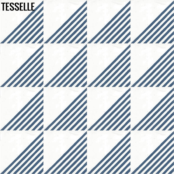 Crosswise Graff 8" Square Cement Tile 1