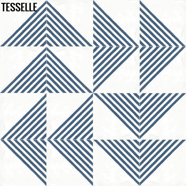 Crosswise Graff 8" Square Cement Tile 2