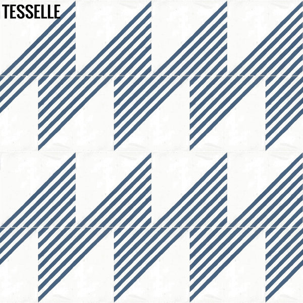 Crosswise Graff 8" Square Cement Tile 4