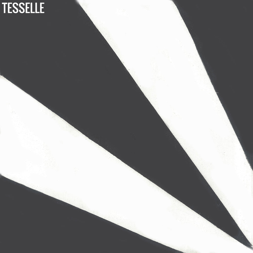 Diamante Nera 8" Square Cement Tile