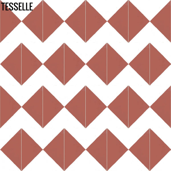 Dimension Mandarin 8" Square Cement Tile
