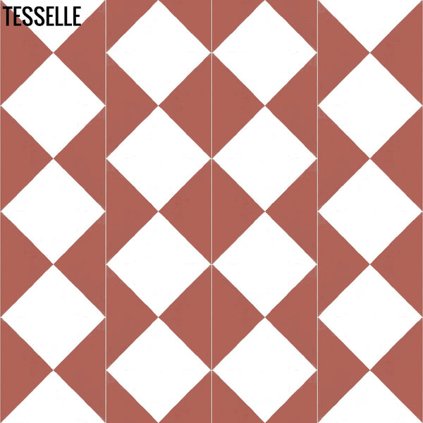 Dimension Mandarin 8" Square Cement Tile