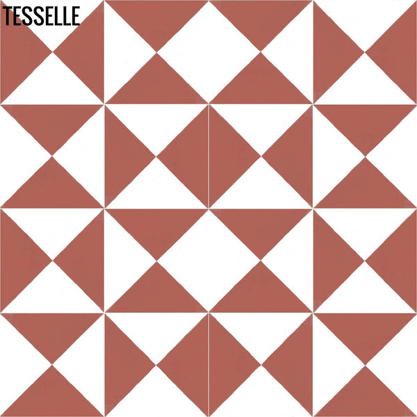 Dimension Mandarin 8" Square Cement Tile