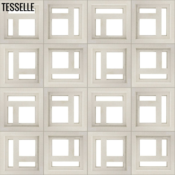 Divisia Lily White 7.5" Cement Breeze Block layout1