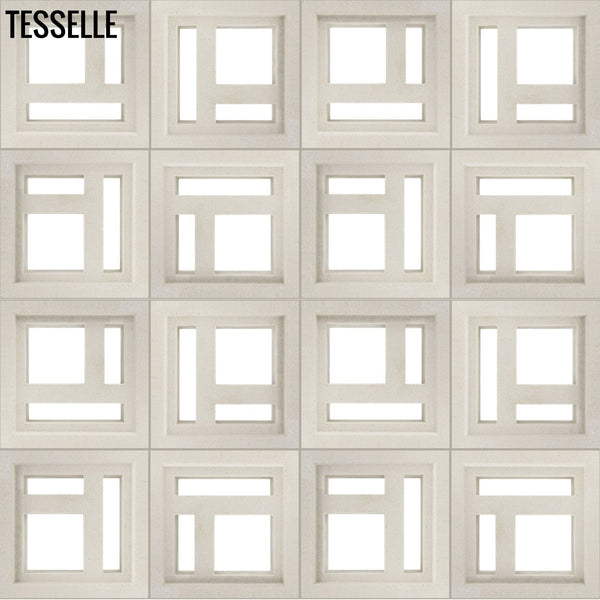 Divisia Lily White 7.5" Cement Breeze Block layout2